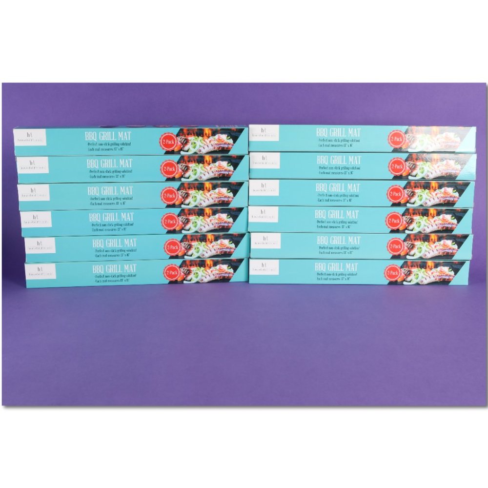 Lot of 24 Household Trends BBQ grill mats. 259-7508 You get 24 mats!!!